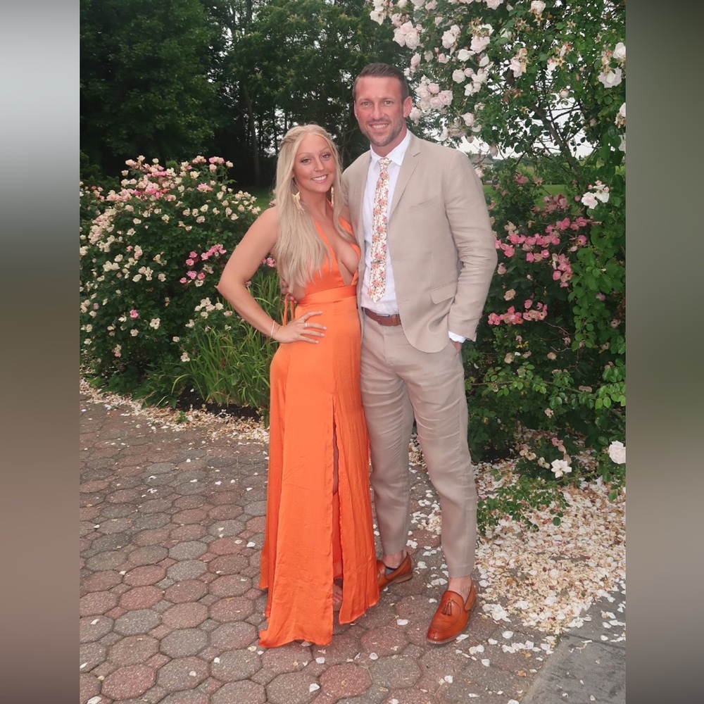 Hello Molly My Solo Debut Maxi Dress Orange